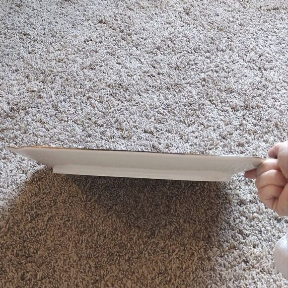 Sun Ceramics Koi Fish Rectangular Blue White Serving Plate Dish Japanese Art - Picture 4 of 10